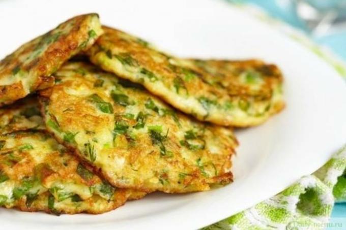 Cuketové palacinky na chudnutie: recept krok za krokom