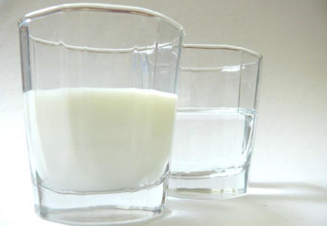Mlieko a minerálna voda - mlieko a minerálna voda